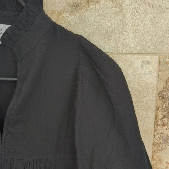 Never a Wallflower Black Dress Poplin NW NAW - Picture 2 of 7